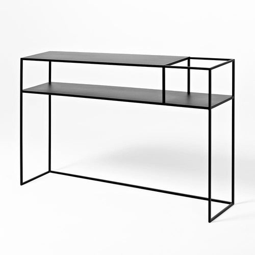 Tavolino consolle Senso Flower 120-25P Nero (1)