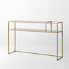 Customform Tavolino consolle Senso Flower 120-25P Oro
