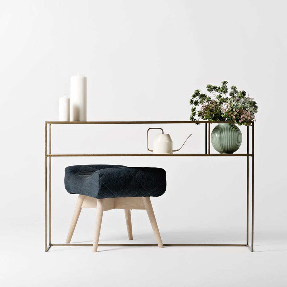 Customform Tavolino consolle Senso Flower 120-25P Oro
