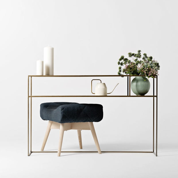 Customform Tavolino consolle Senso Flower 120-25P Oro