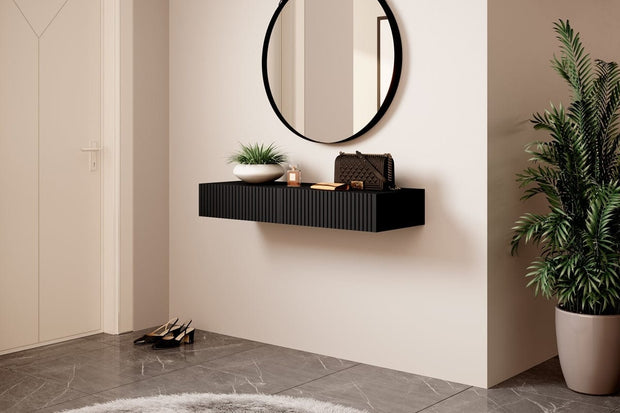 Tavolino consolle sospesi con 2 cassetti Nicole 100-2SZ (1)