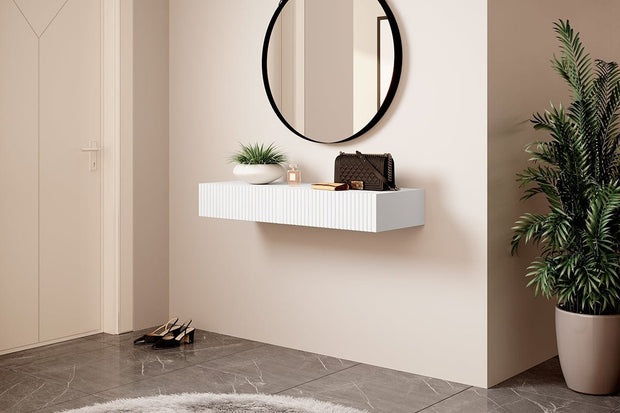 Tavolino consolle sospesi con 2 cassetti Nicole 100-2SZ (4)