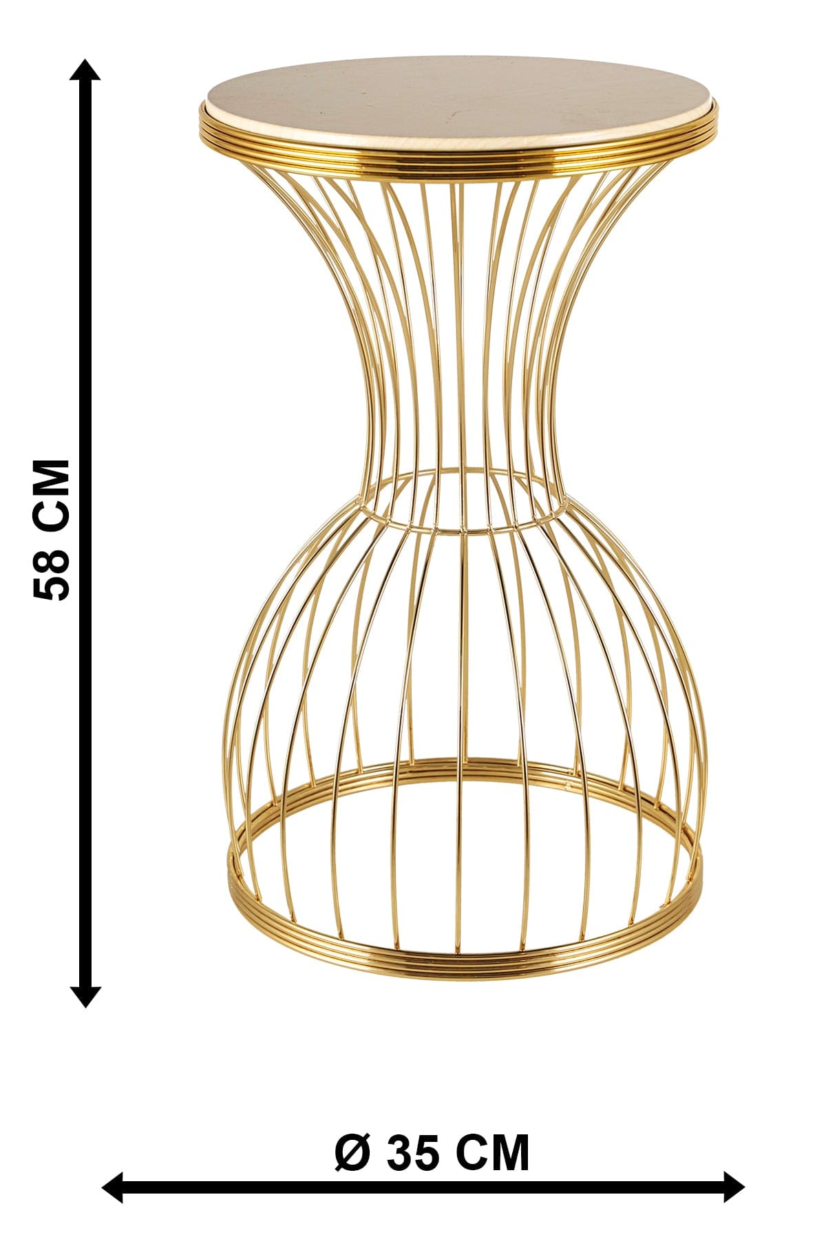 Tavolino da caffè Aldora Beige (3)