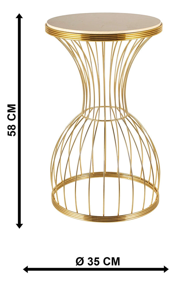 Tavolino da caffè Aldora Beige (3)