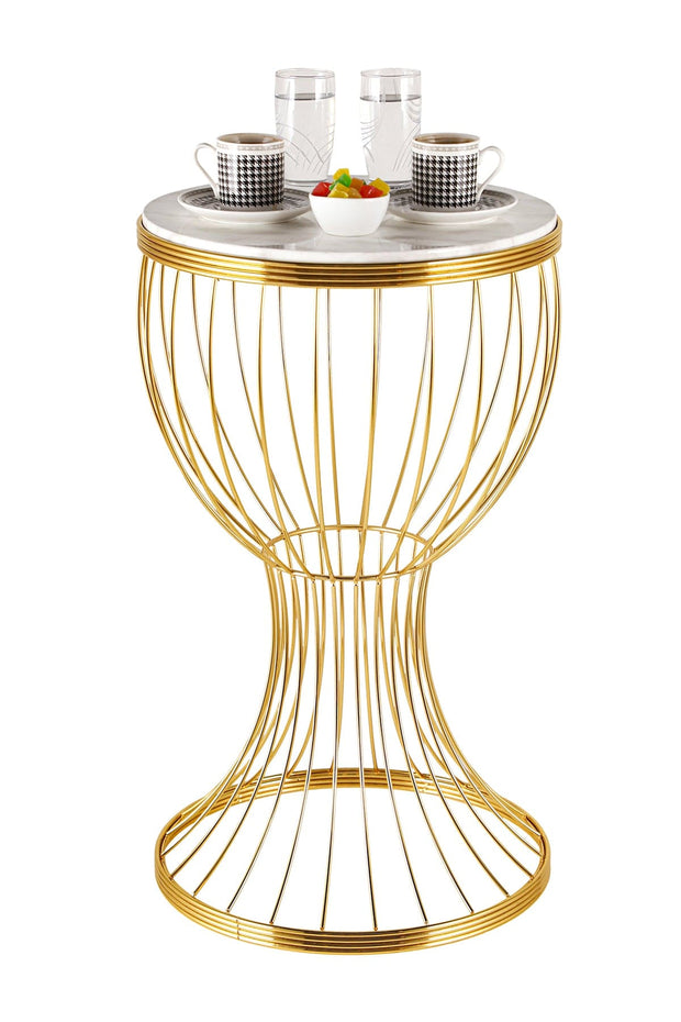 Tavolino da caffè Aldora Marmo