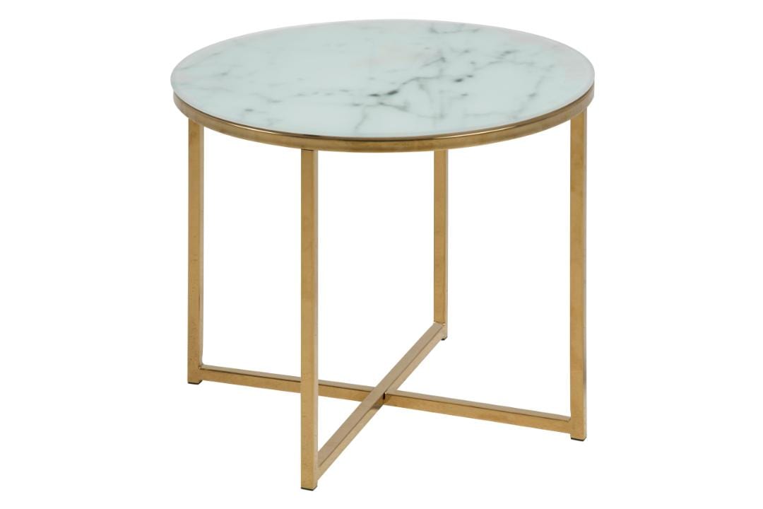 Actona Tavolino da caffè Alisma Bianco