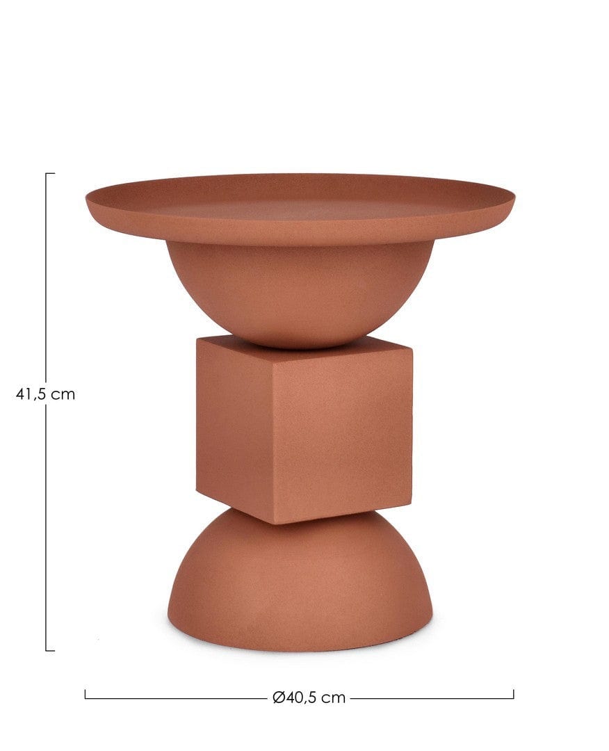 Bizzotto Tavolino da caffè Alka Ruggine