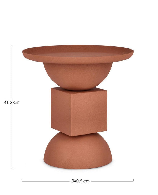 Bizzotto Tavolino da caffè Alka Ruggine