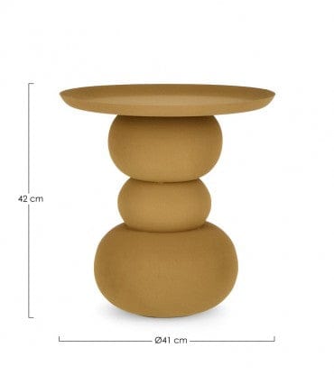 Bizzotto Tavolino da caffè Alpa Giallo