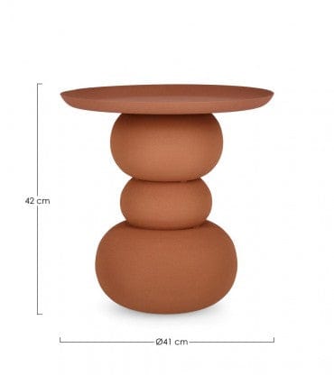 Bizzotto Tavolino da caffè Alpa Ruggine