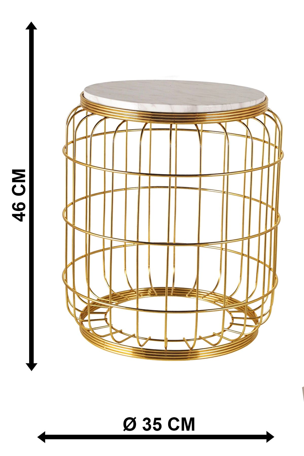 Tavolino da caffè Camellia Oro (2)