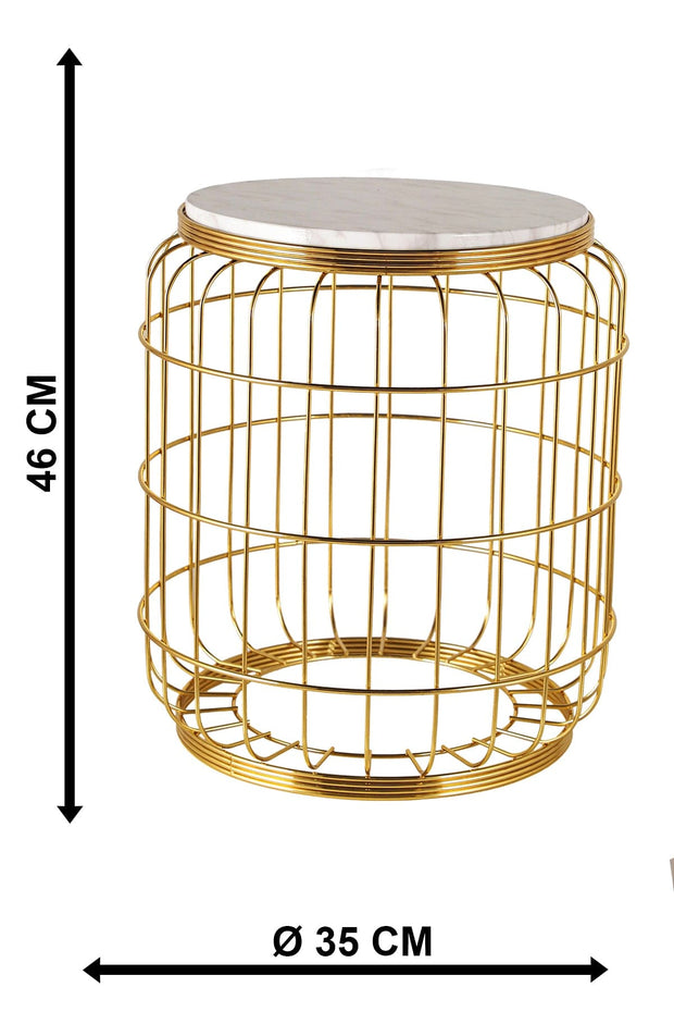Tavolino da caffè Camellia Oro (2)