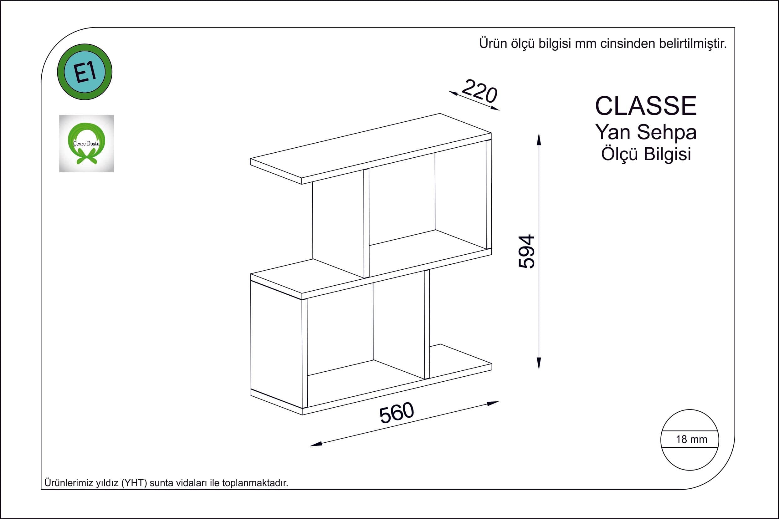 Tavolino da caffè Classe Bianco (1)