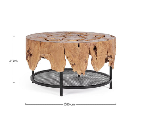 Bizzotto Tavolino da caffè Grenada Naturale