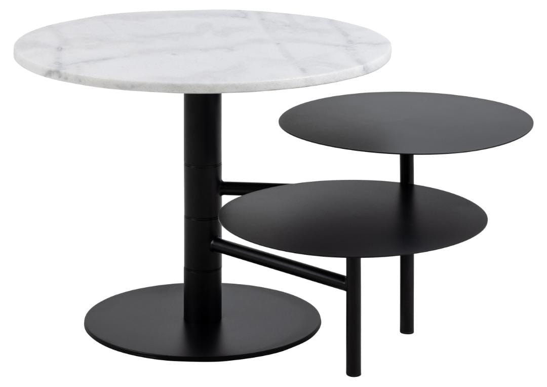 Actona Tavolino da caffè Lahti Bianco