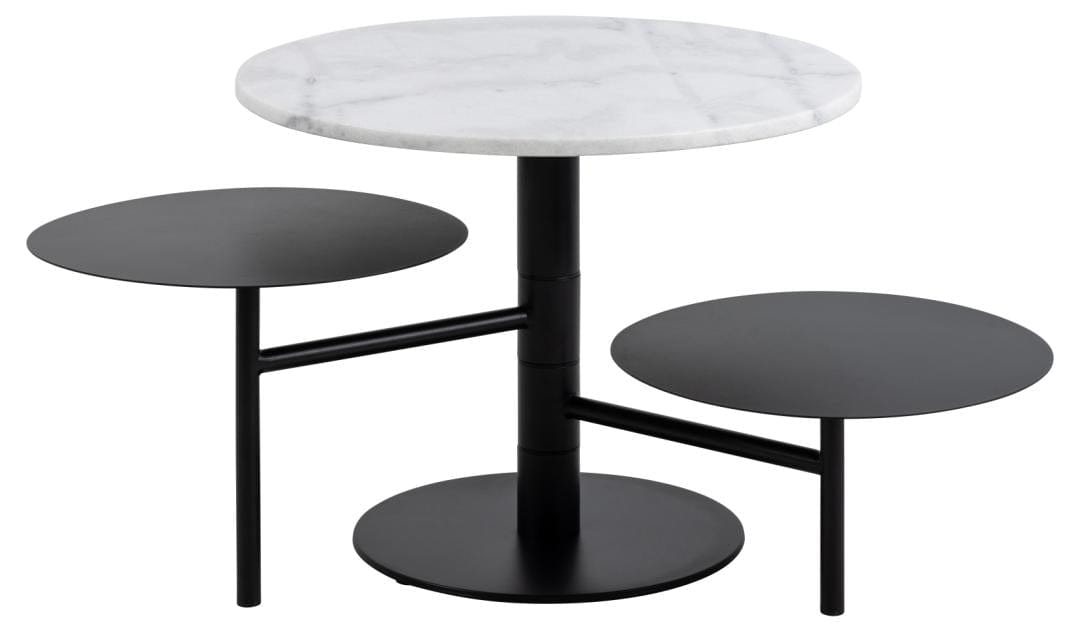 Actona Tavolino da caffè Lahti Bianco