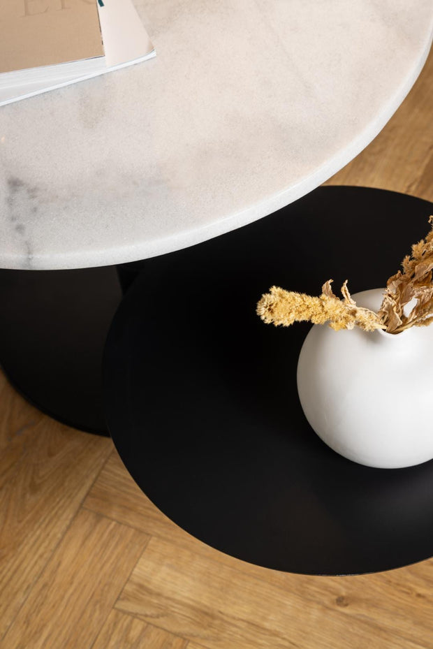 Actona Tavolino da caffè Lahti Bianco
