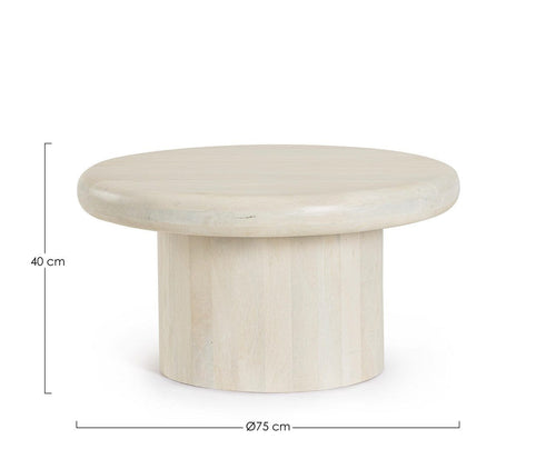 Bizzotto Tavolino da caffè Lopez Naturale