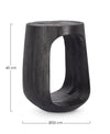 Bizzotto Tavolino da caffè Lopez Nero