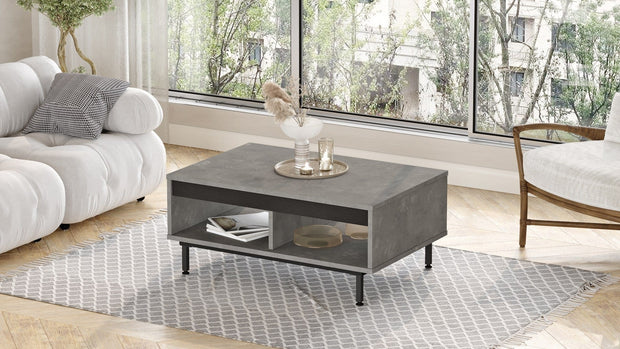 Tavolino da caffè LV29-RL Grigio (2)