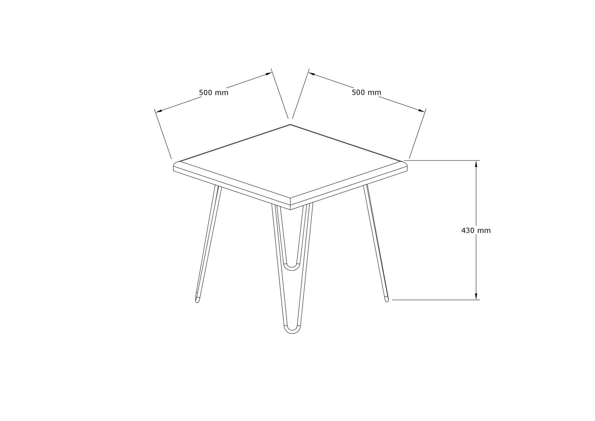 Tavolino da caffè Mahic Noce (3)