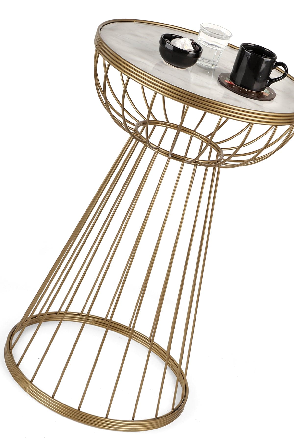 Tavolino da caffè Mantar Ottone