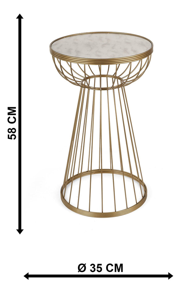 Tavolino da caffè Mantar Ottone (1)