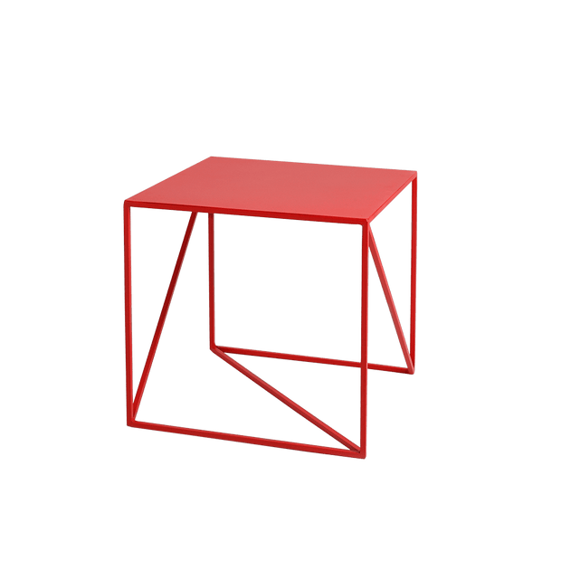 Tavolino da caffè Memo Rosso