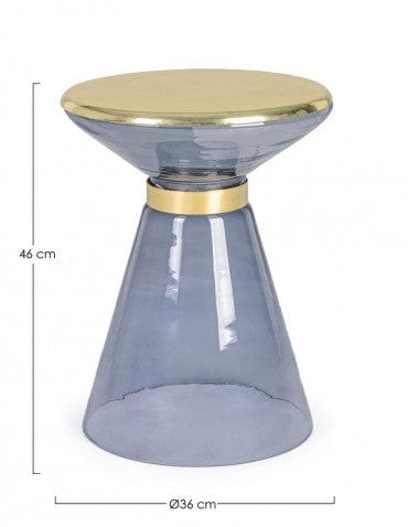 Bizzotto Tavolino da caffè Meriel Grigio