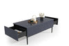 Tavolino da caffè Nicole 120-2SZ Nero & BGRTPL-NICOLE-LAWA-120-2SZ-CZARNY