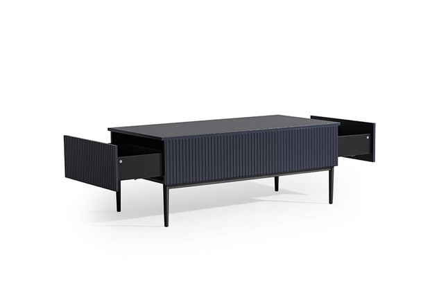 Tavolino da caffè Nicole 120-2SZ Nero (1)