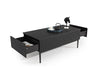Tavolino da caffè Nicole 120-2SZ Nero (10) & BGRTPL-NICOLE-LAWA-120-2SZ-CZARNY