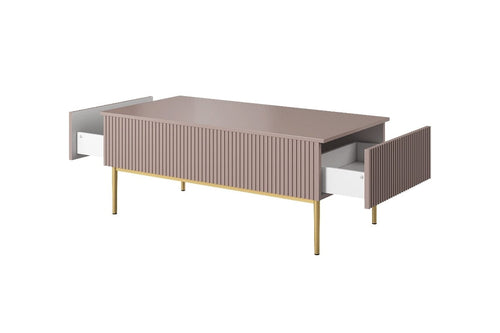 Tavolino da caffè Nicole 120-2SZ Oro (1)