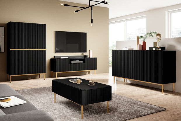 Tavolino da caffè Nicole 120-2SZ Oro (7)