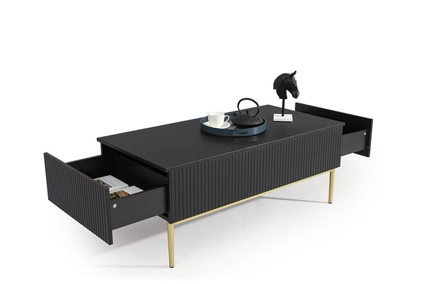 Tavolino da caffè Nicole 120-2SZ Oro (9)