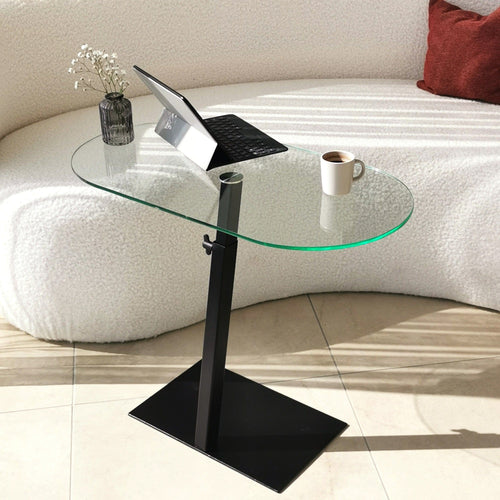 Tavolino da caffè Ovale Lungo Nero (1)