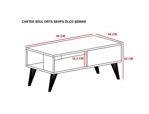 Tavolino da caffè Seul Bianco (1)