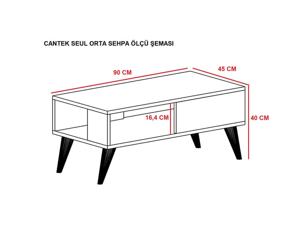 Tavolino da caffè Seul Bianco (1)