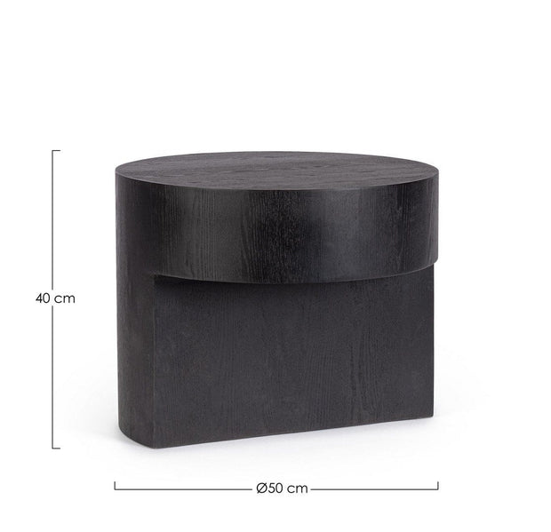 Bizzotto Tavolino da caffè Stanwood Nero