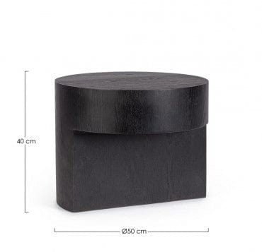 Bizzotto Tavolino da caffè Stanwood Nero
