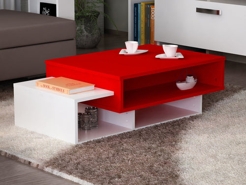 Tavolino da caffè Tab Rosso