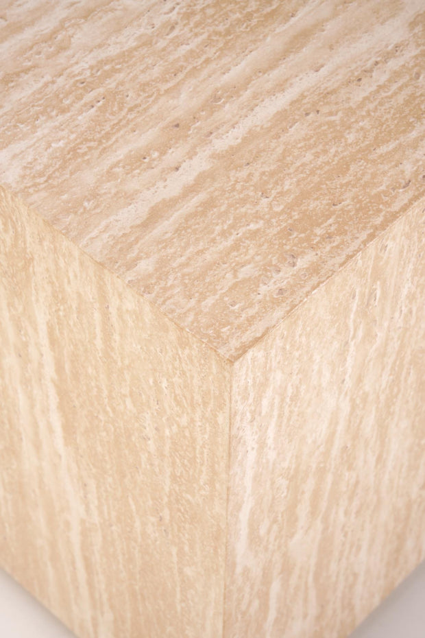 Tavolino da caffè Travertino S Beige (6)