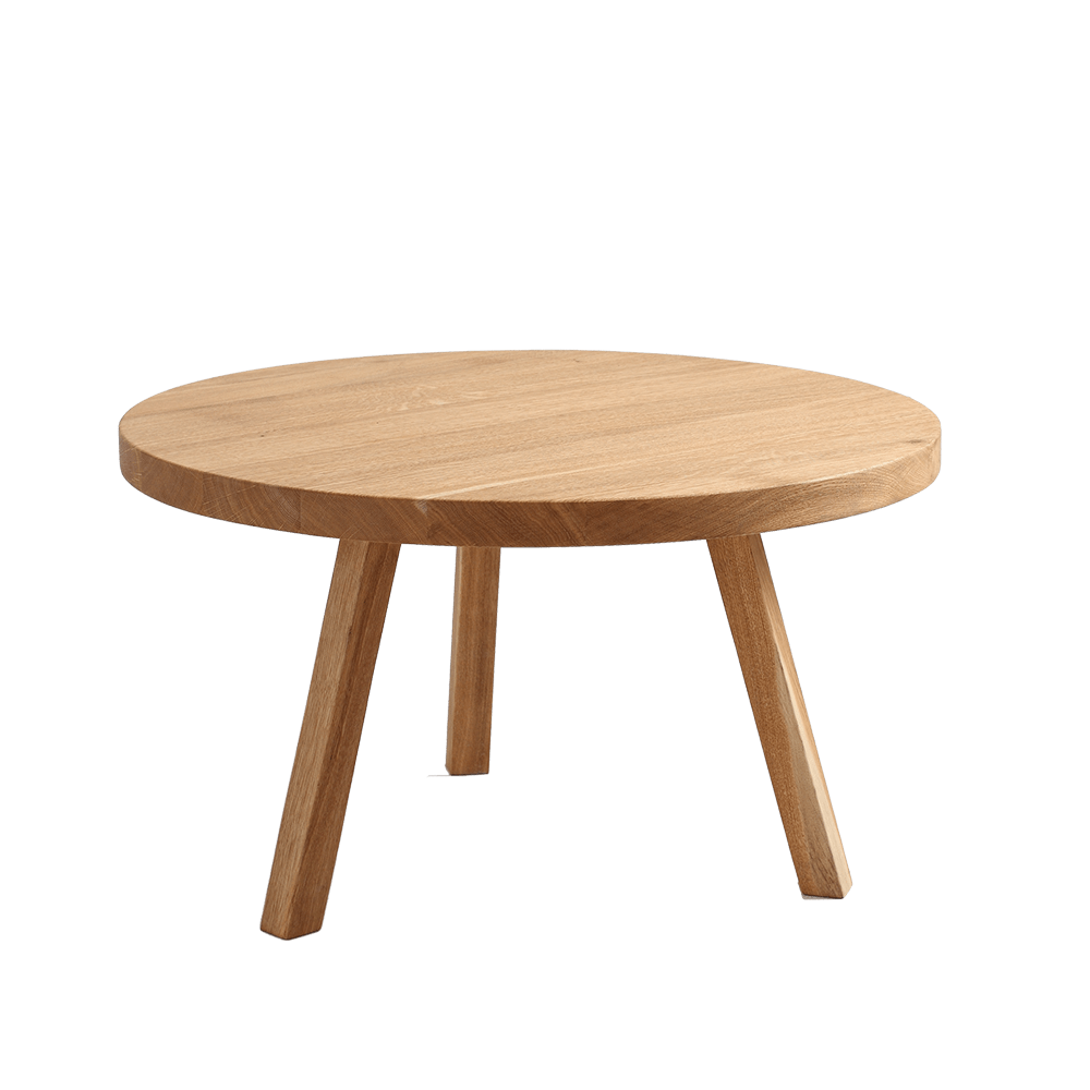 Tavolino da caffè Treben Wood Round Quercia