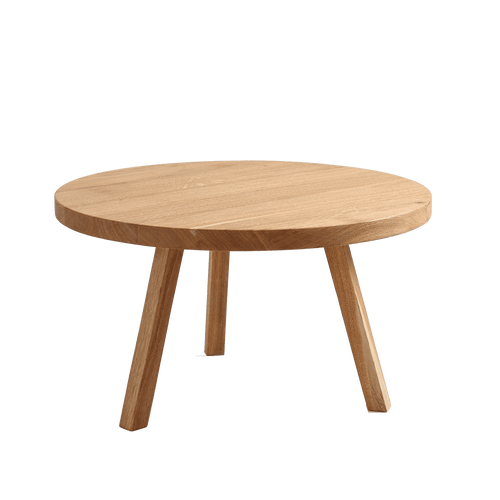 Tavolino da caffè Treben Wood Round Quercia