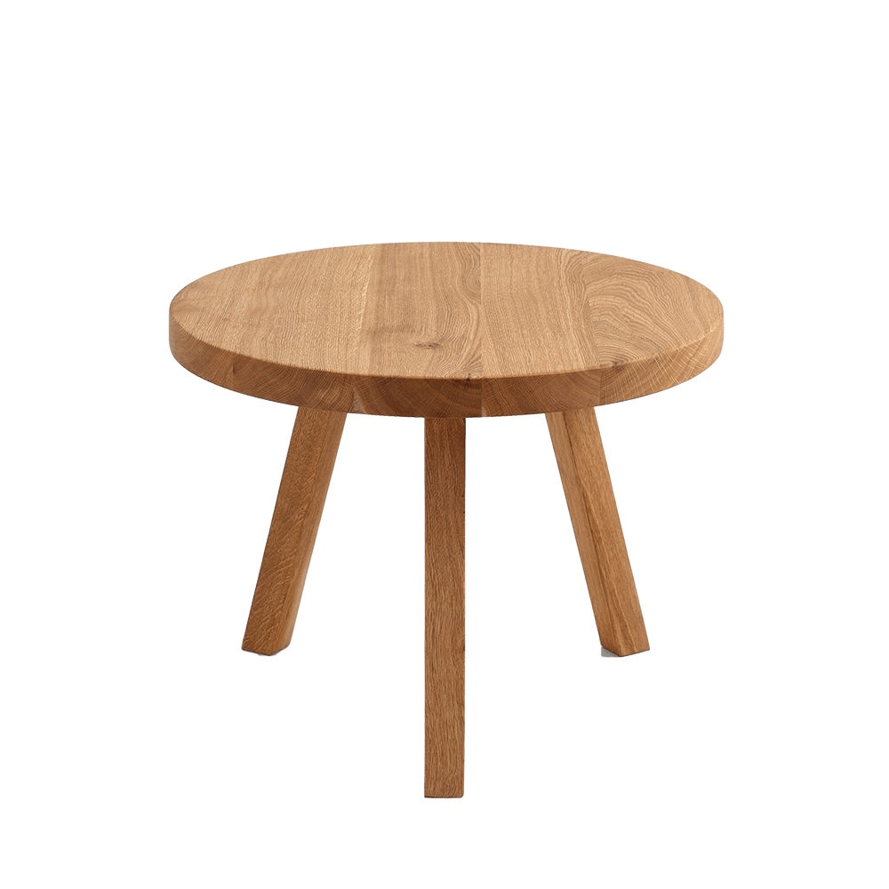 Tavolino da caffè Treben Wood Round Quercia