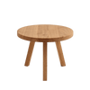 Tavolino da caffè Treben Wood Round Quercia