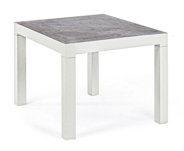 Bizzotto Tavolino da giardino Kledi Bianco