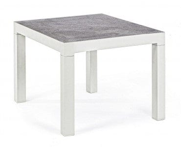 Bizzotto Tavolino da giardino Kledi Bianco