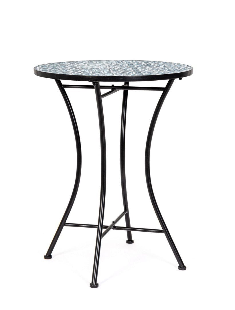 Bizzotto Tavolino da giardino Samos Round Nero