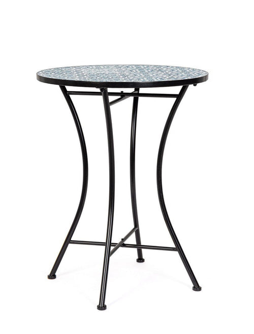Bizzotto Tavolino da giardino Samos Round Nero